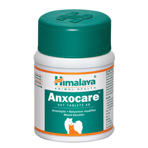 Гималайский Anxocare VET таблетки для домашних животных-модификатор поведения, контроль беспокойства, стресса, анимации-60 таблеток/бутылочка