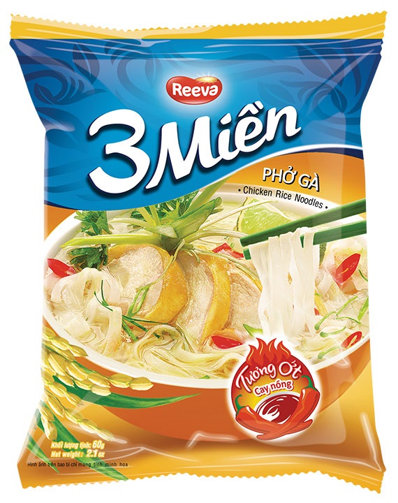 Reeva 3 Mien куриный суп для лапши быстрого приготовления
