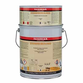 Two component solvent free epoxy primer