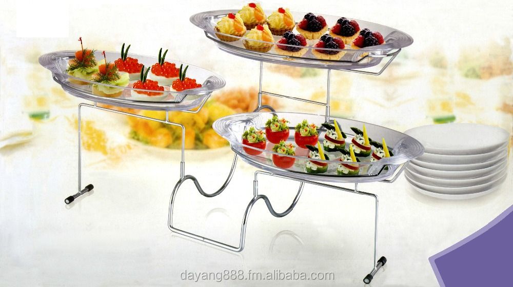 3 -Tier Blossom Dessert Tray