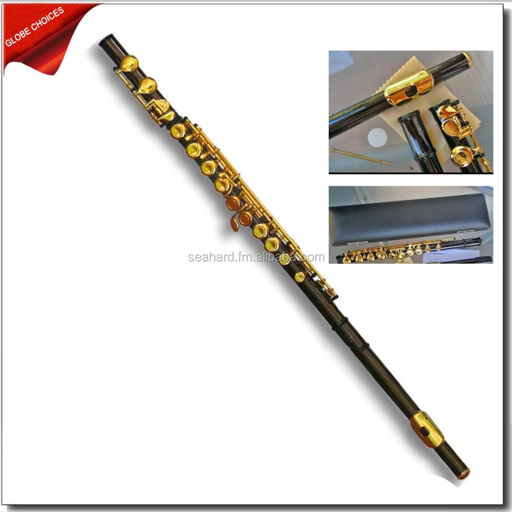 17 hole B foot silver plated FLUTE
