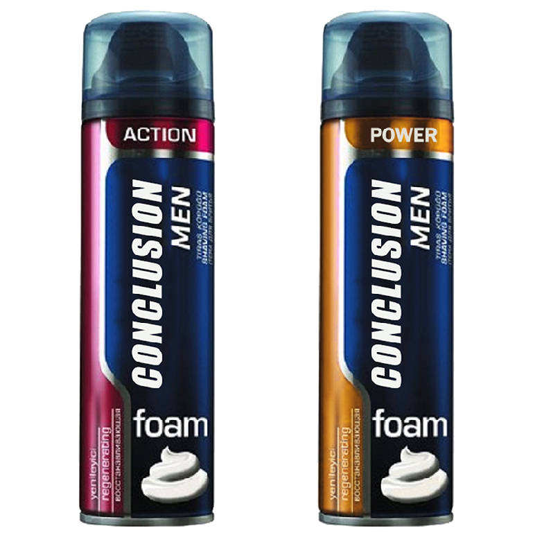 Conclusion Men Shaving Foam