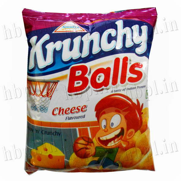 Krunchy balls snacks
