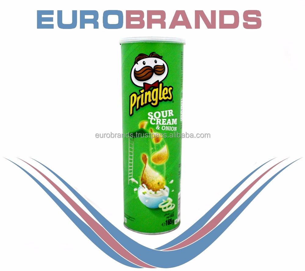 Pringles EU сметана и лук, 165 г