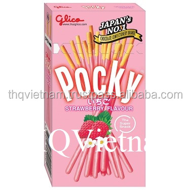 [THQ VIETNAM] закуска клубника Pocky 21gx10boxesx12 лотков