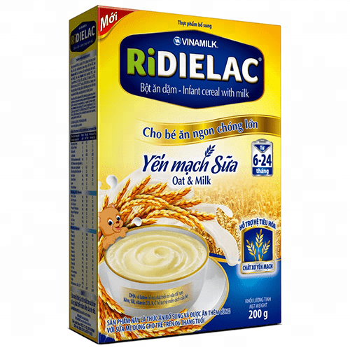 Хлопья Ridielac для младенцев (детское питание) молоко и овса-VINAMILK
