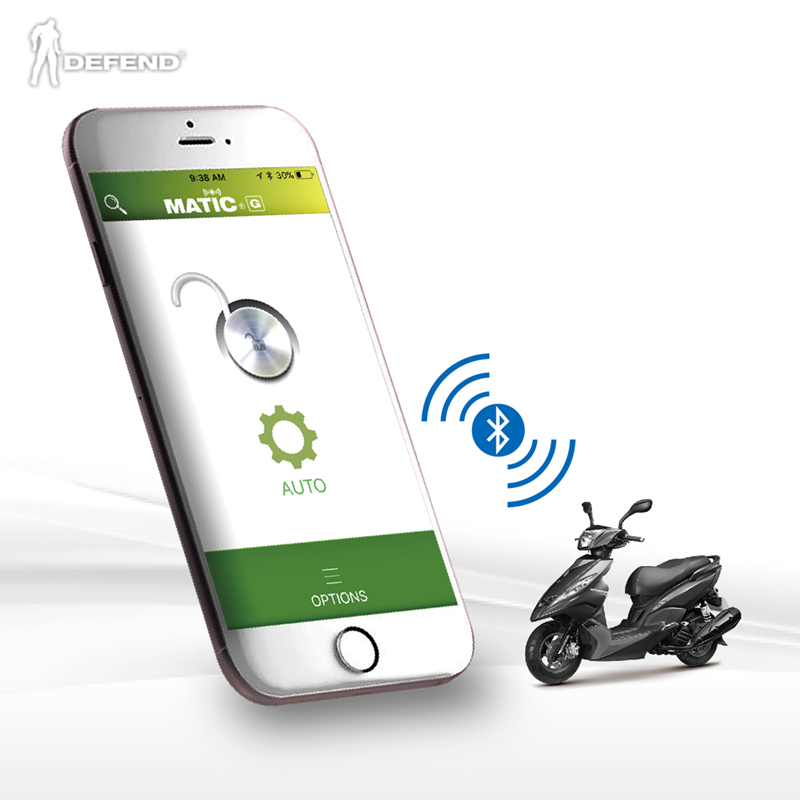 motorcycle smart with app bluetooth control lock