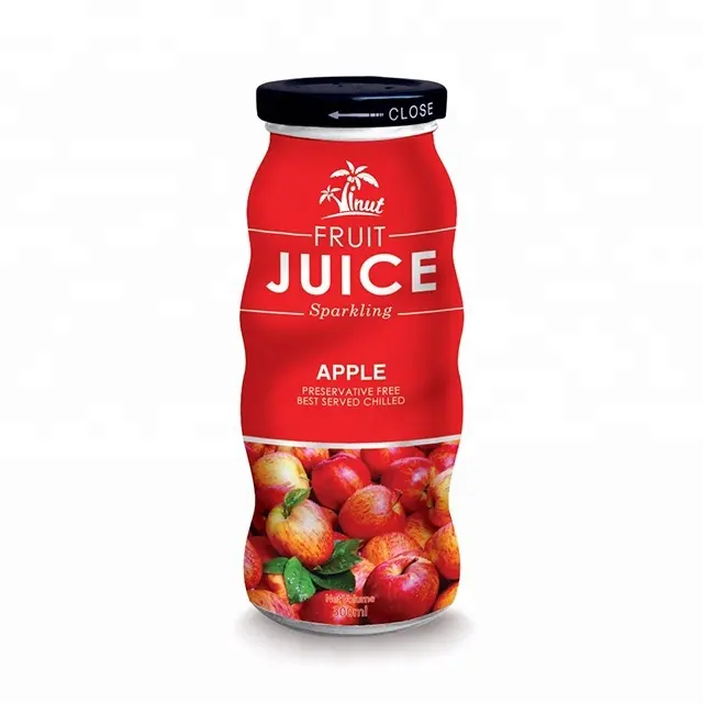 Halal, HACCP, ISO, Kosher 300ml Apple Juice Drink Wholesale Vietnam