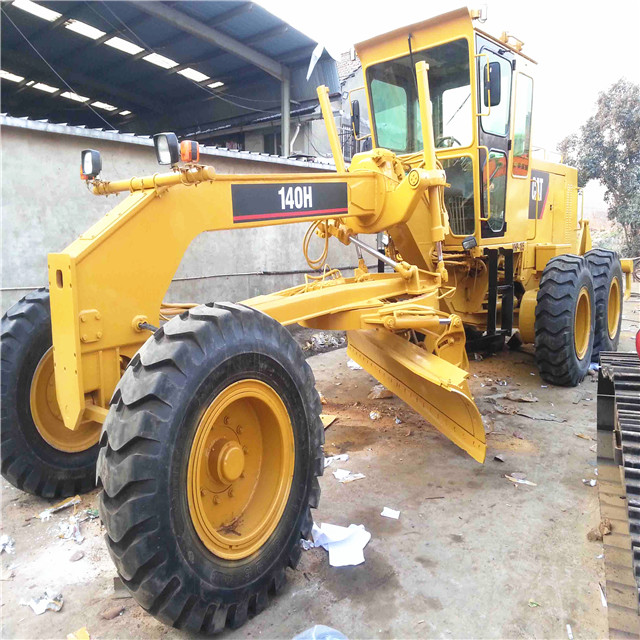 Подержанные автогрейдеры CAT 140H/Caterpillar 12G 140G, лидер продаж в Китае, б/у автогрейдер Cat 140H/Caterpillar 140, автогрейдер