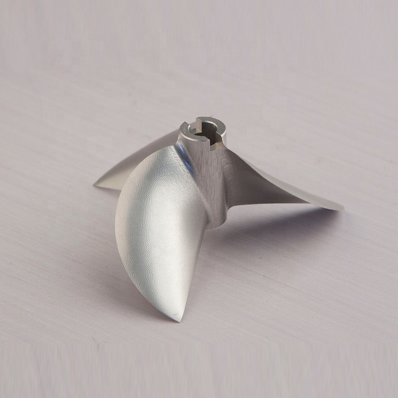 Заказной литая лодка из нержавеющей стали rc propeller 3 blade