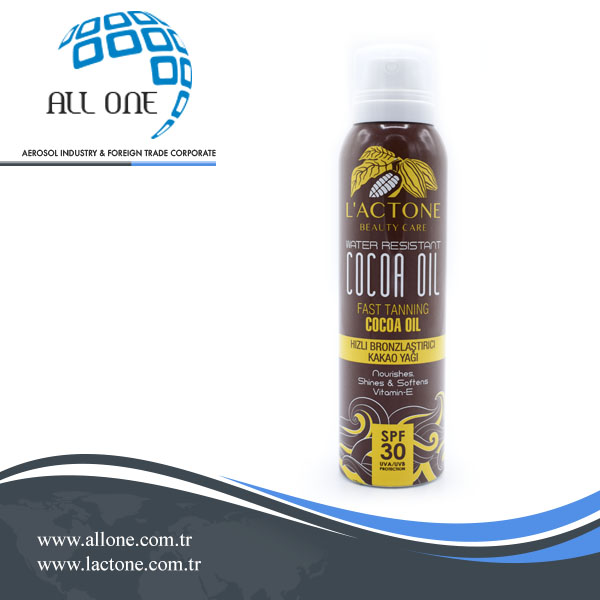 Масло какао для загара Lactone 30 SPF 150 мл