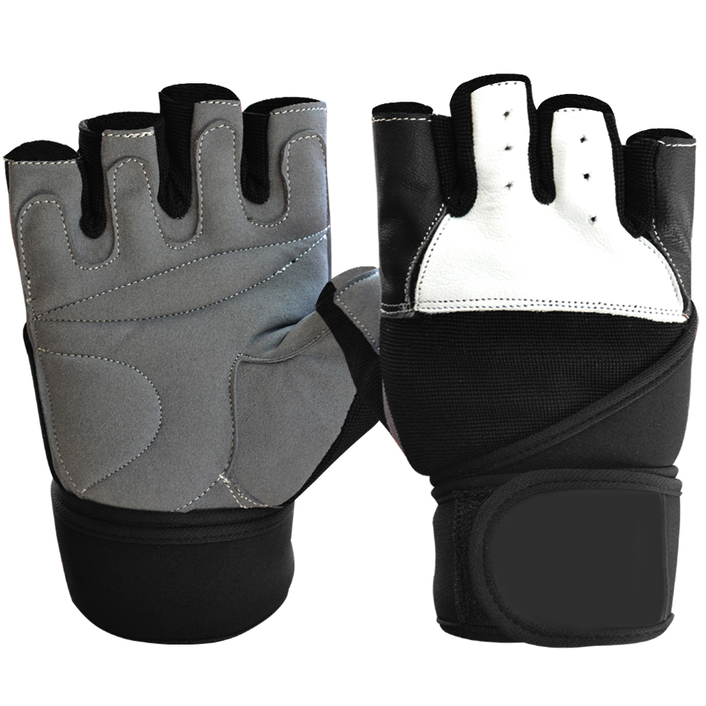 Top Selling Leather weightlifting Half finger Gloves