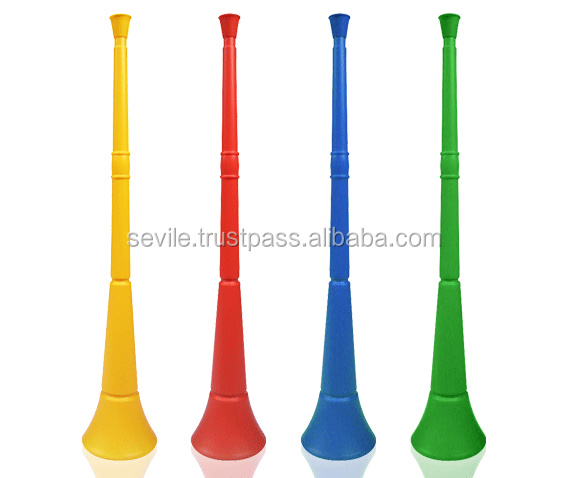 Высококачественный футбольный рожок на заказ Vuvuzela, красочный дешевый Vuvuzela