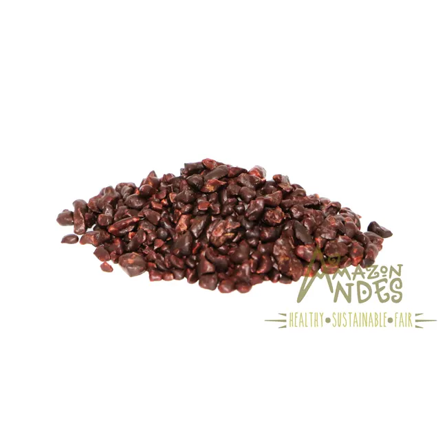 100% органические какао Nibs жареные подсластые сиропом Yacon