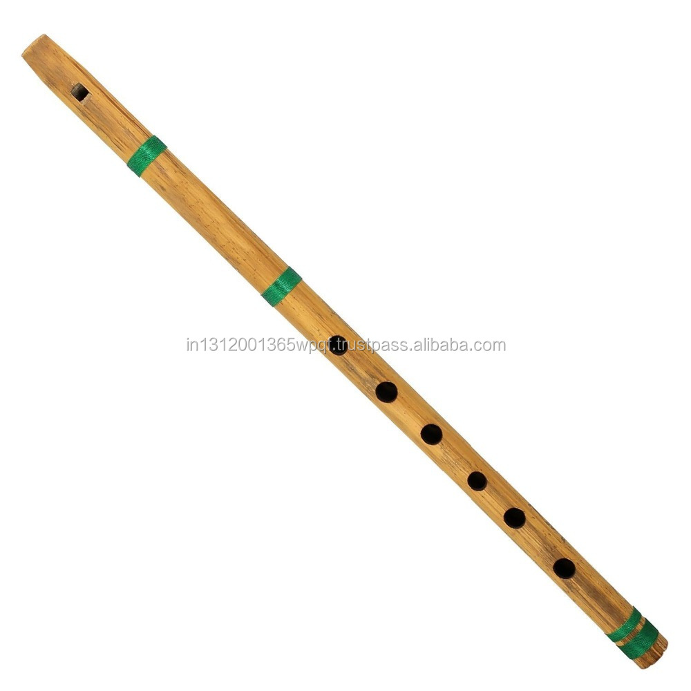 Индийский музыкальный инструмент бамбуковая флейта Bansuri Fipple Type