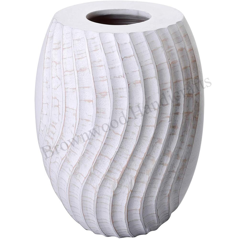 Wooden Handmade Modern Art Vase