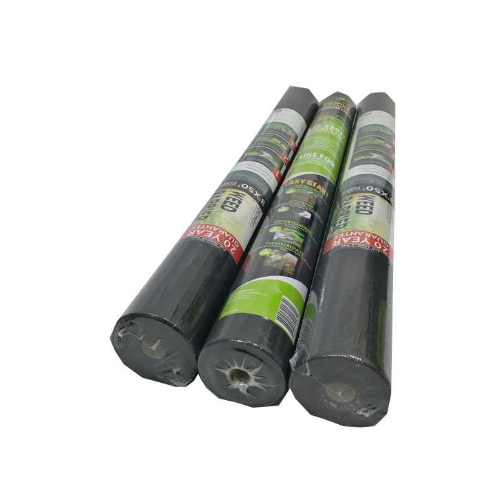 Нетканый полипропилен Сорняк Барьер Пейзаж Ткань 50gsm 1 м * 50 м