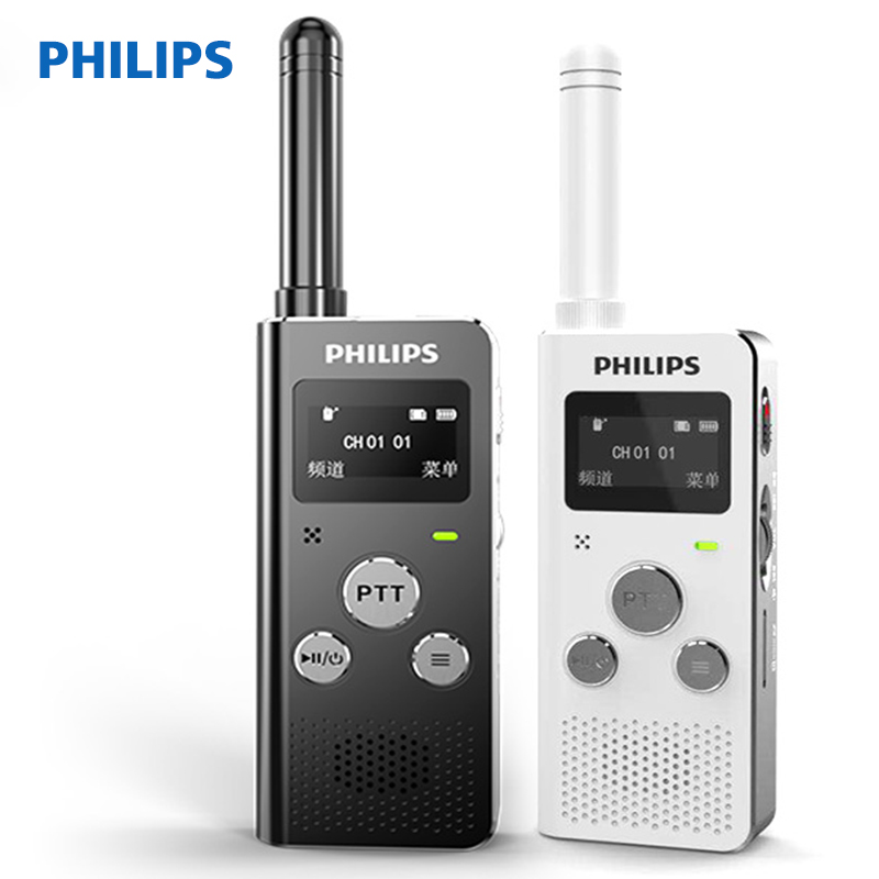 Оригинальная Беспроводная мини-рация Philips 100%, внутренняя связь, 32 ГБ, аудиорекордер, 20 каналов, рация