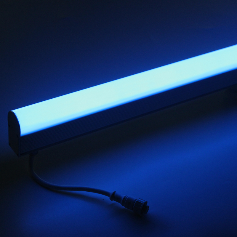 DMX512 RGB Светодиодная трубка rgb для бега, уличное здание, бар и декор ночного клуба