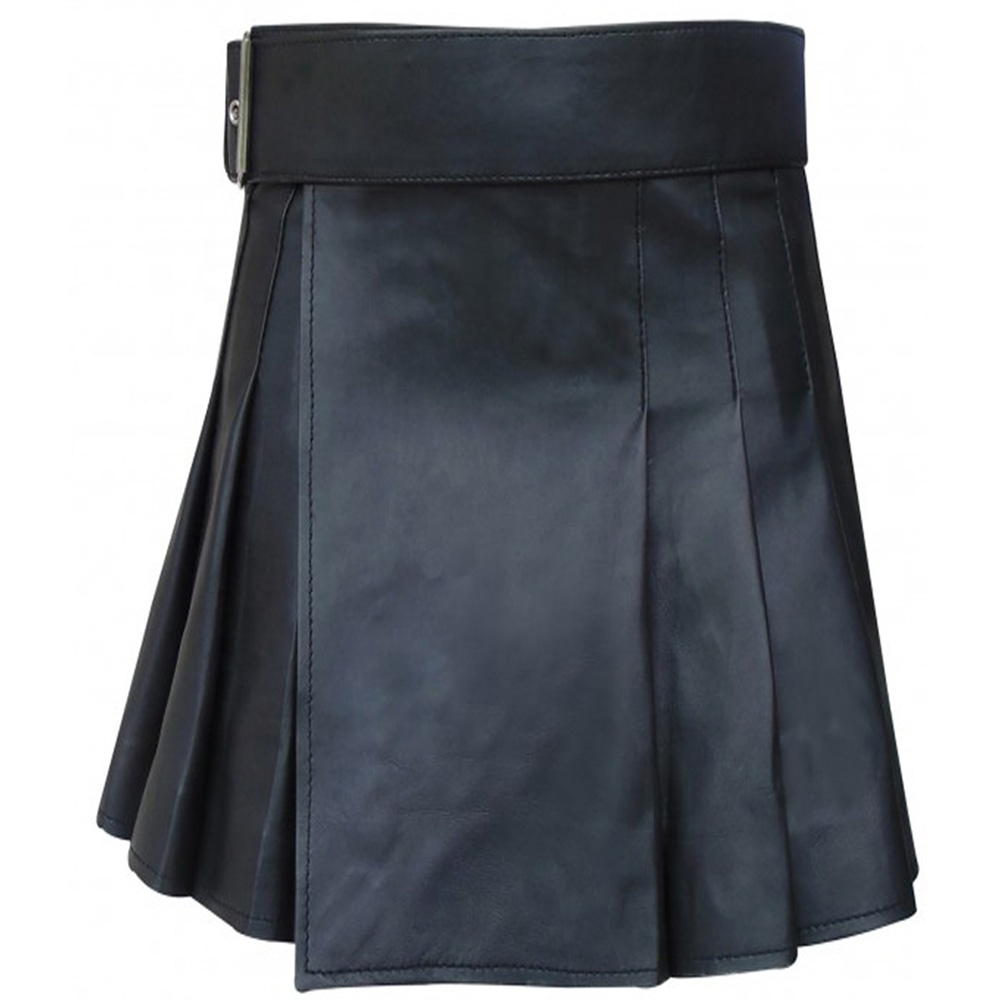 Оригинальный лучший поставщик шотландской черной кожи Kilt
