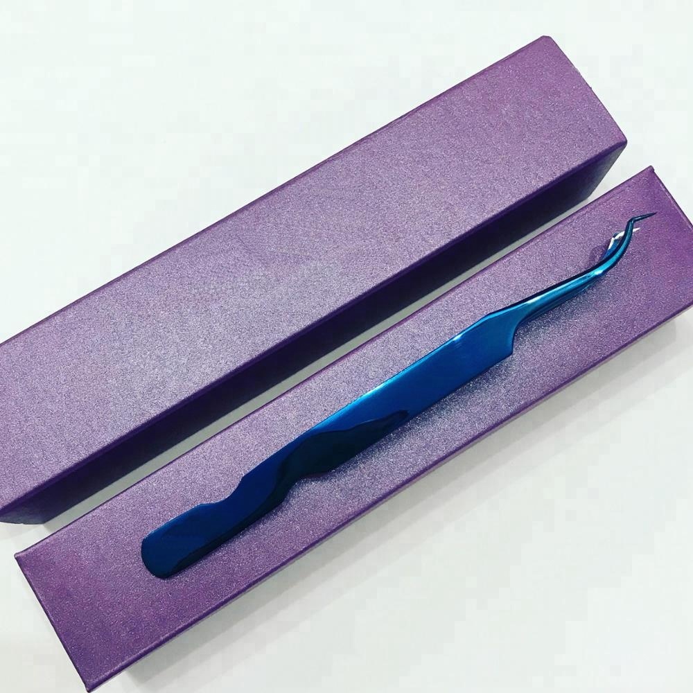 titanium lash expert tweezers high quality eyelash extension tweezers