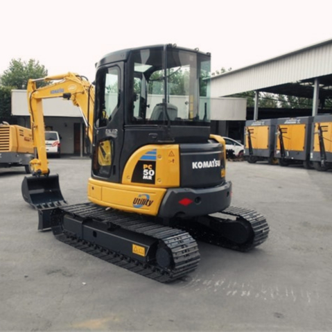 Ведущий мини гусеничный экскаватор Komatsu PC50, 5 тонн