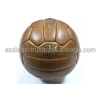 Leather Soccer Ball vintage soccer balls rugby balls basketballs antique footballs retro handball