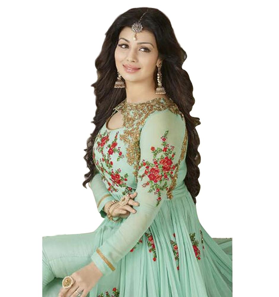 Костюм в тяжелой сетке Anarkali Salwar Kameez/пакистанское платье, дизайн сальвар камиз/костюм для вечеринки с вышивкой