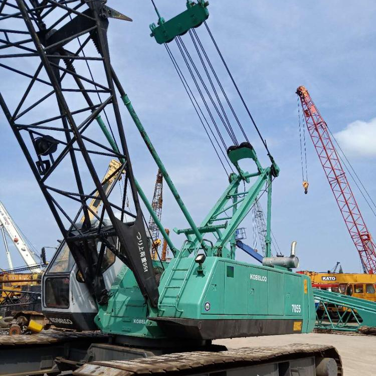 Б/у гусеничный кран KOBELCO 7055, 55 тонн, по приятной цене