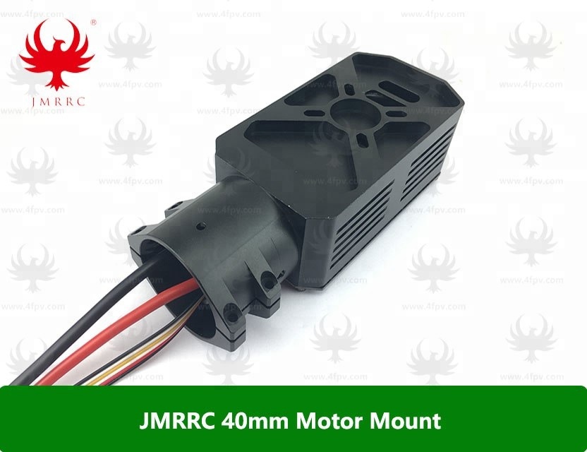 JMRRC 40 мм моторное крепление БПЛА дрона Запчасти для двигателя CNC обработка металлических деталей с пластиной из углеродного волокна детали для сельскохозяйственных дронов