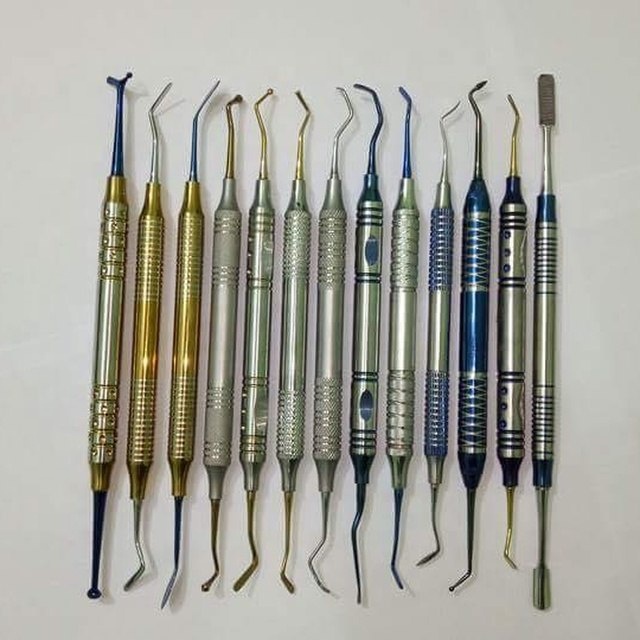 Premium Quality Dental Gracey Curettes / Dental Periodontal Superior Hollow Handle