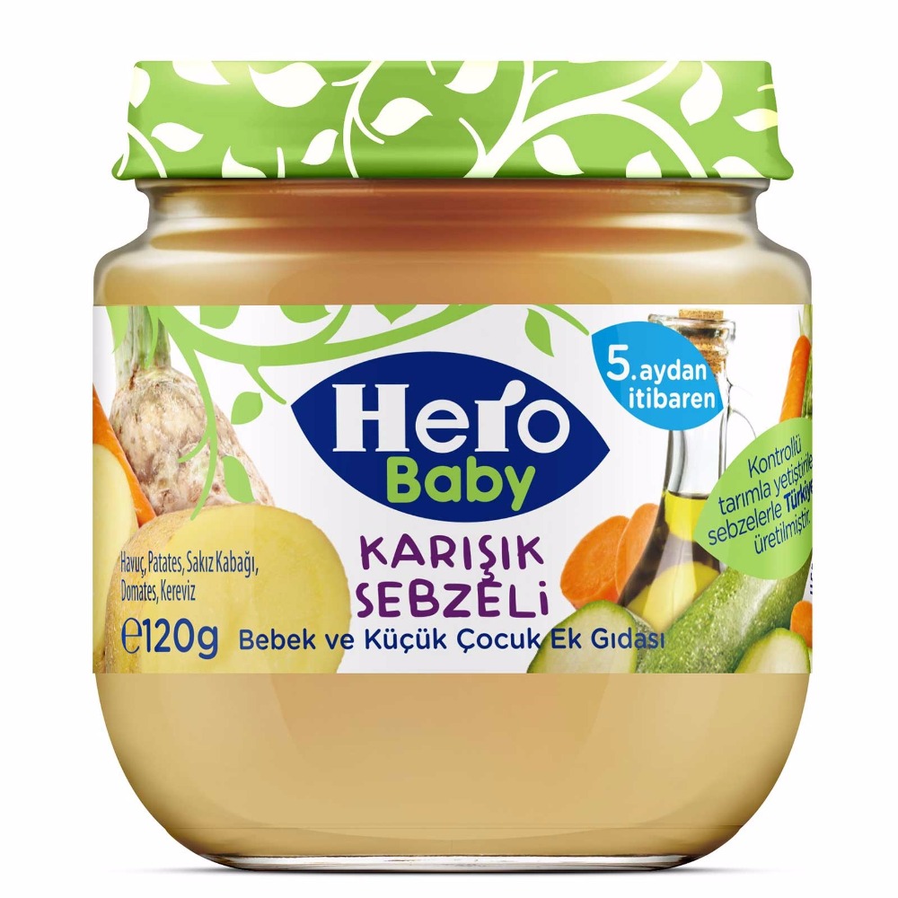 Для HERO BABY 120 г смешанные овощи детская еда