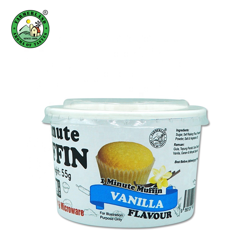 55g Farmerland смачивайте одну минуту мгновенный сдобы ванили вкус