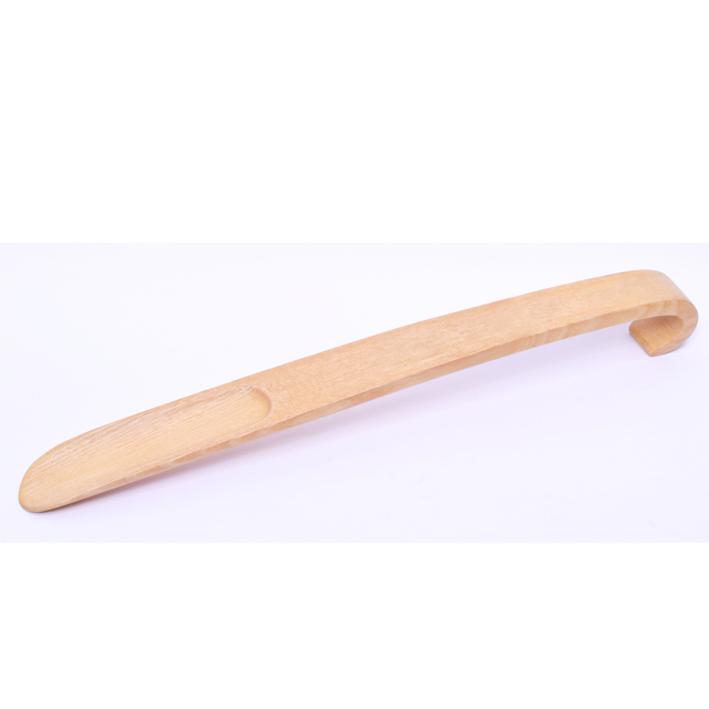 Natural Wooden Shoe Horn for Shoe Care Widely Used Natural Teak Wooden Long and Large Shoe Horn