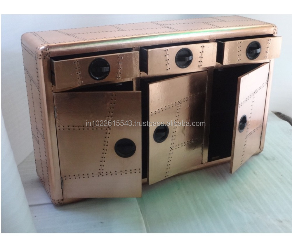Aviator Storage Cabinet, Aviator chest of drawer