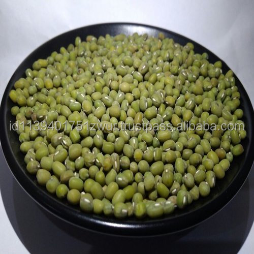 Неполированный зеленый мунг bean Индонезия зеленый мунг bean
