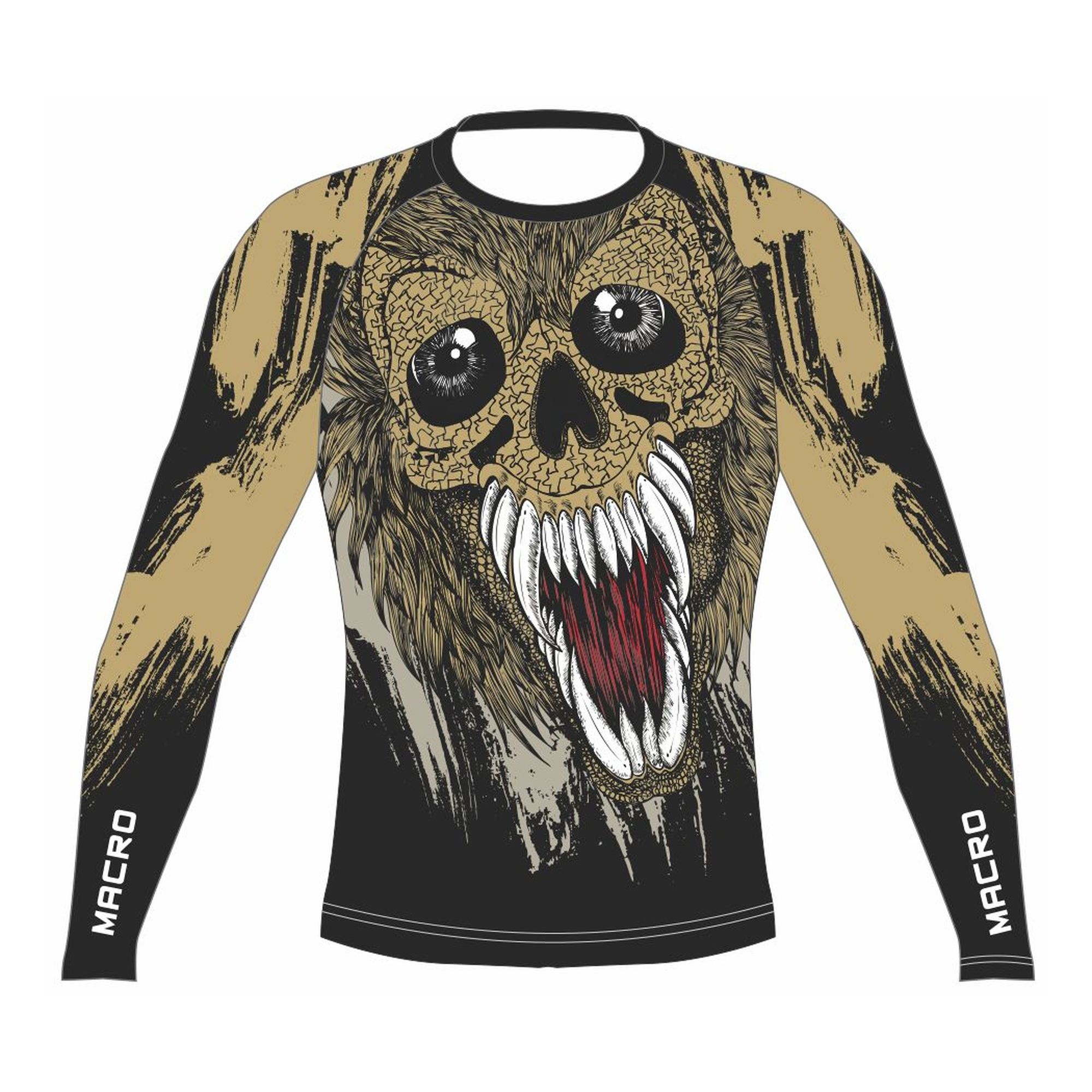 Пользовательский принт RashGuard мужской с длинным рукавом УФ-защита ММА Топ гвардия