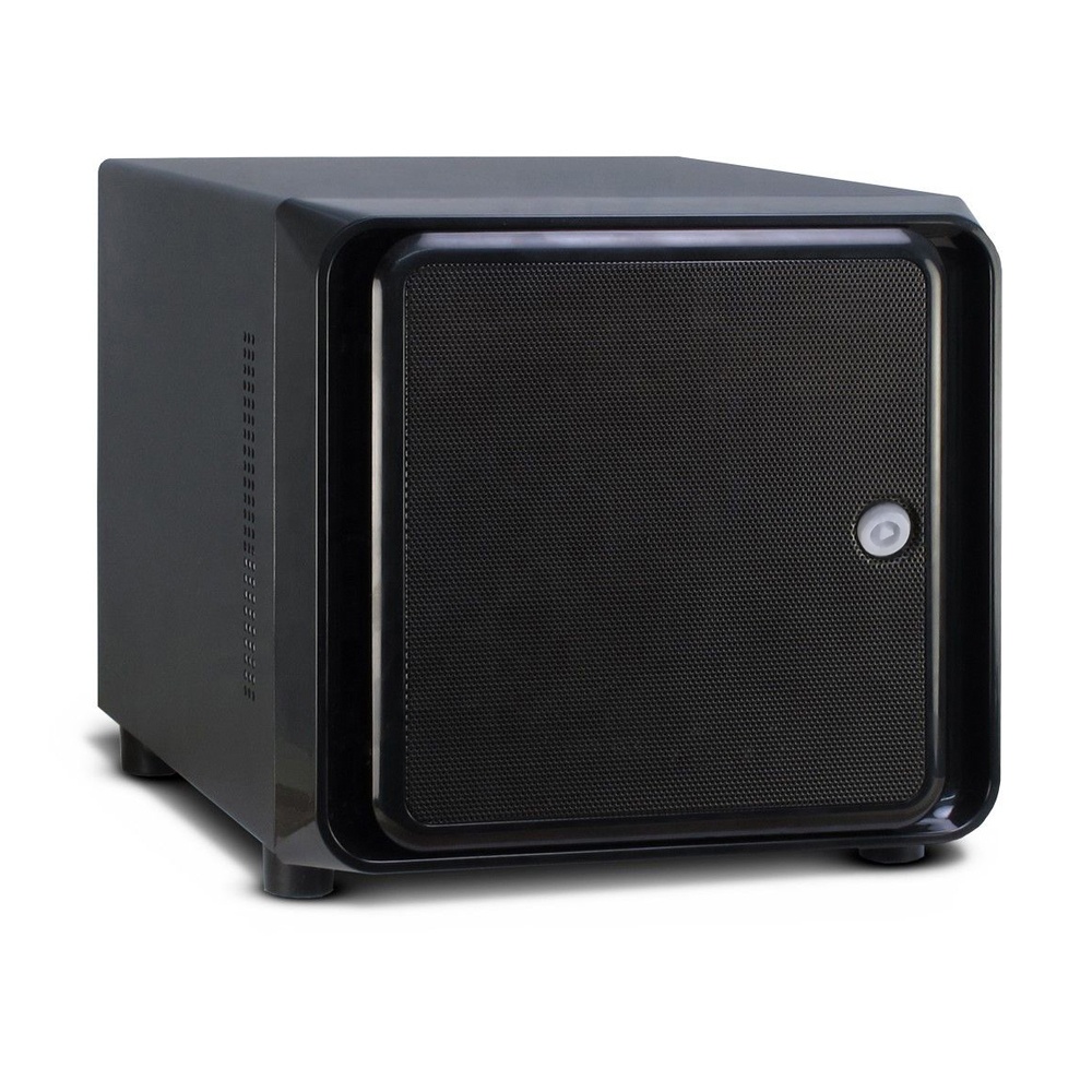 Корпус для ПК ITX- NAS, 4 отсека, черный корпус для сервера хранения данных Mini-ITX, USB 2,0