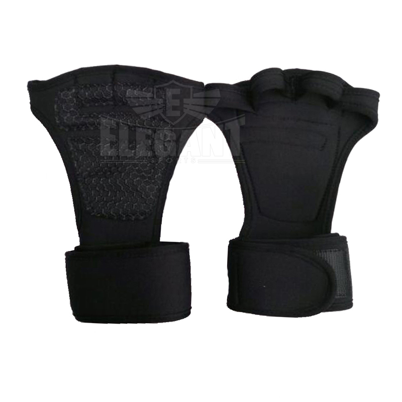 Fitness Sports Weightlifting Gloves Silicone Anti-slip Workout Half Finger Gloves Cross fit Gym Grips Hand Palm Protection