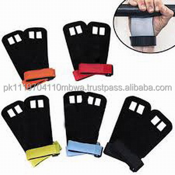 Weight Lifting Leather Palm Protectors Hand Guard Grips