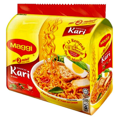 Пряный Карри Халяль мгновенный рамен лапша Maggi оптовая продажа Малайзия производитель