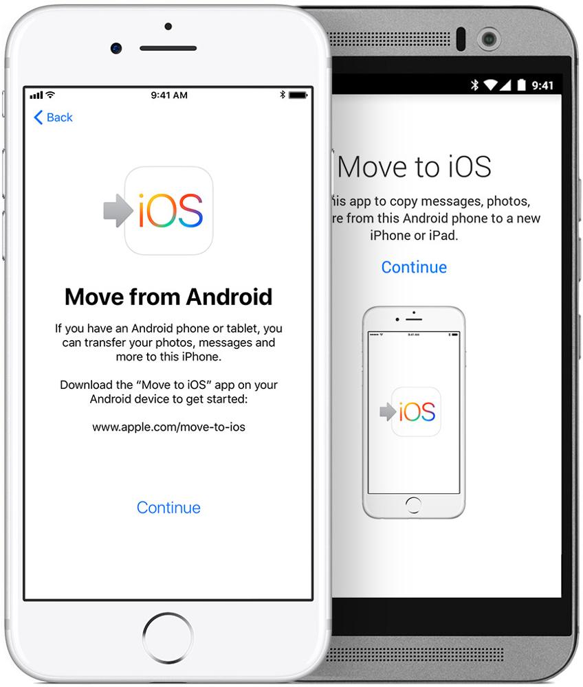 Android на Приложение iOS