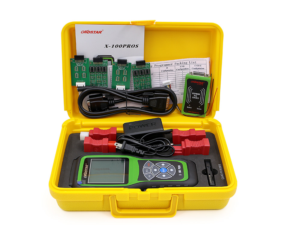 OBDStar X100 плюсы OBD2 пройденное расстояние в милях устройство для коррекции X-100 плюсы C + D + E модель Авто Диагностические клавишные средства программирования