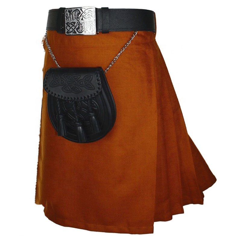 Brown Tartan kilts For Women