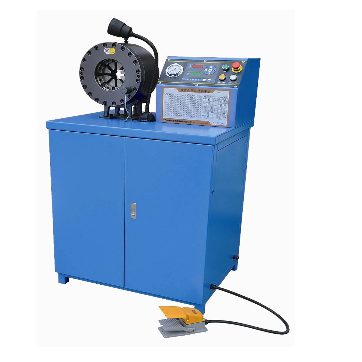 china supplier special model JH91C-6 hydraulic hose crimping machine for 2 inch hoses