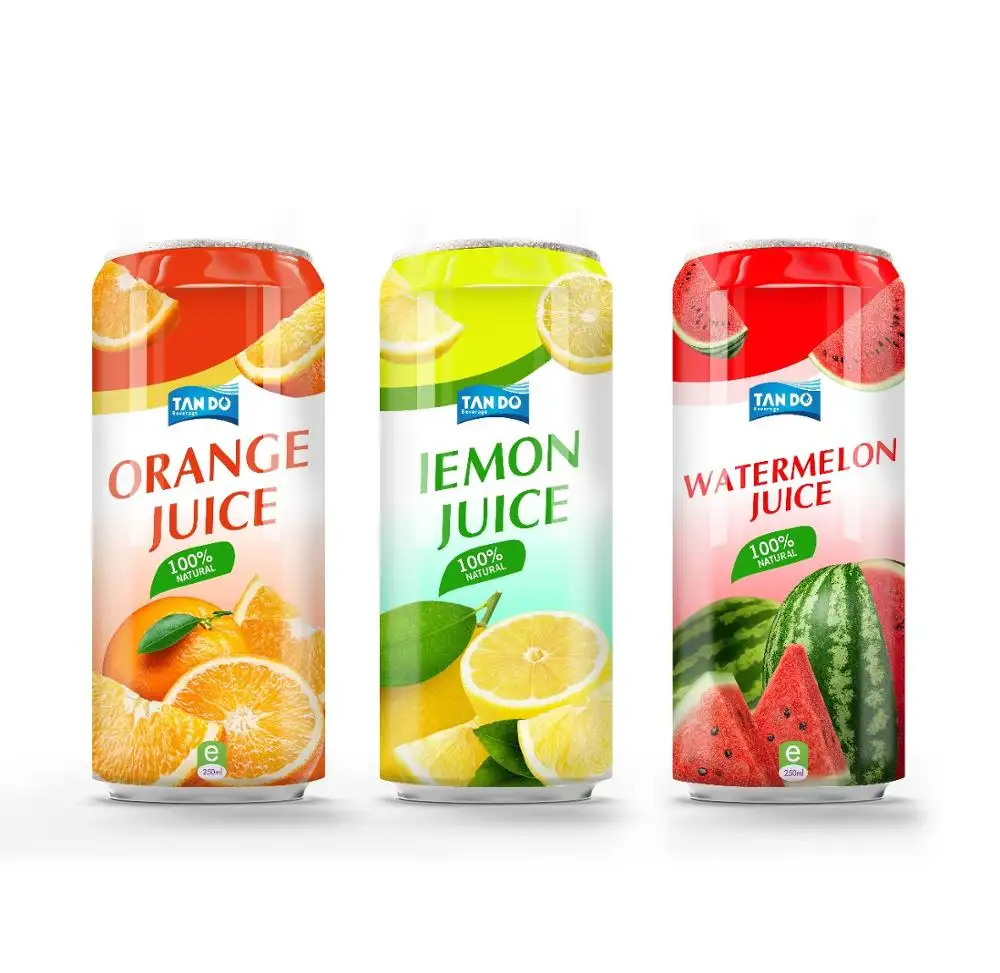 100% fresh Lemon and pineapple fruit juice produced By Tan Do OEM factory in Vietnam