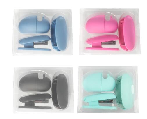 BSCI Audit factory Desktop Office Stationery set with punch ,stapler, and tape dispenser
