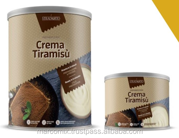 Крем-порошок Tiramisu без глютена, Сделано в Италии