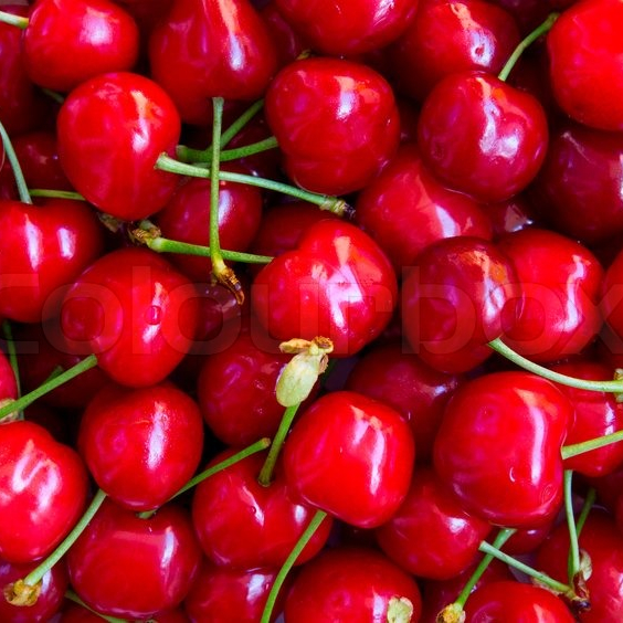 Органические свежие фрукты вишни