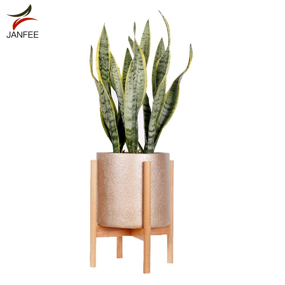 2020 customized wooden bamboo flower plant pot stand